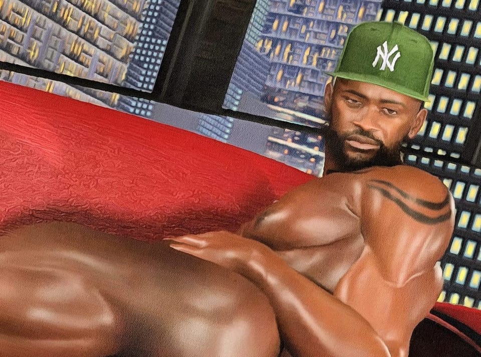 K.C. on The Red Couch